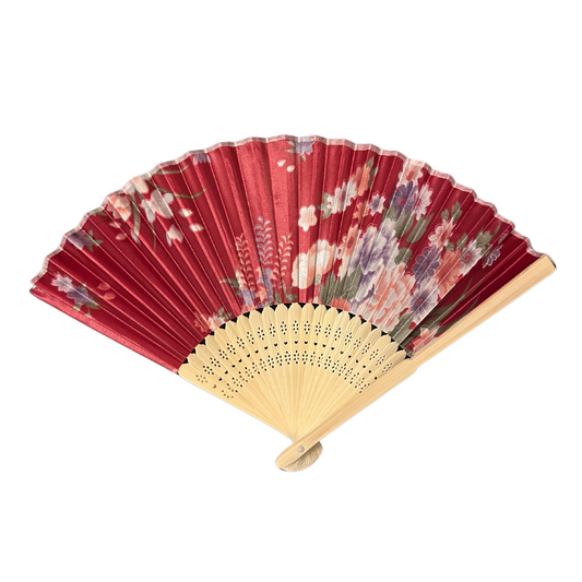 Silk Fan with Carry Bag
